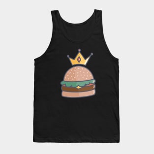 Royal Cheeseburger With Cheese, Tomato, Lettuce and a Crown Tank Top